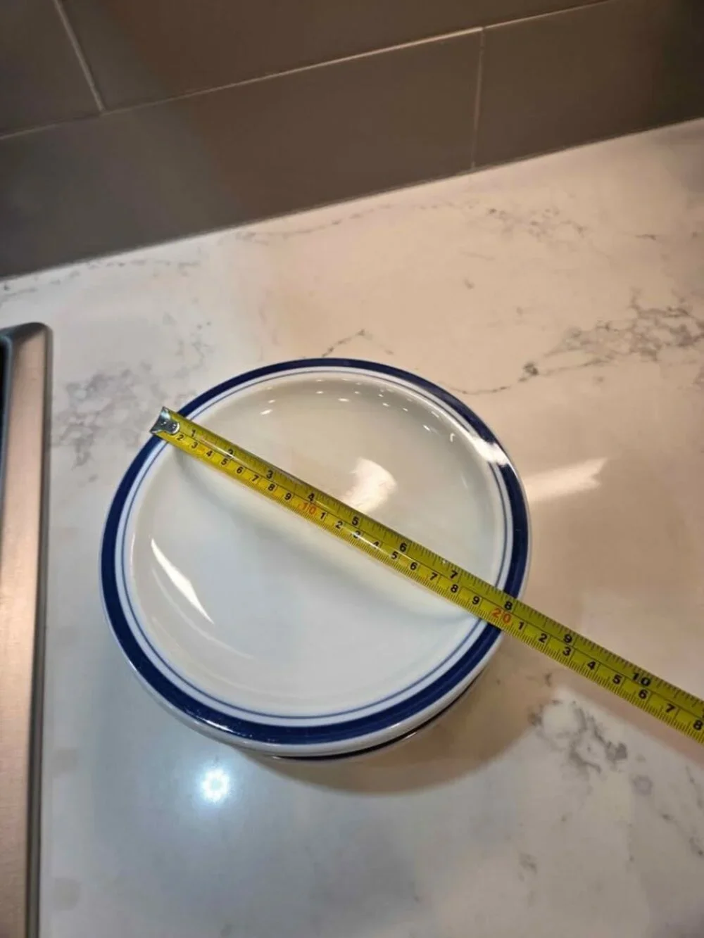Pottery Barn small plates about 8